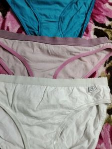 Combo Of Five Pure Cotton Pantyin Imported Fabric