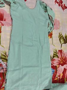 Mint Embroidered Salwar Kameez Set