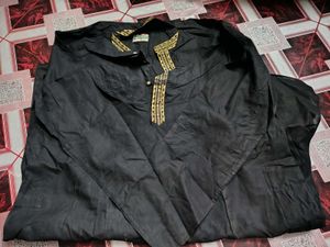 Elegant Black Kurta