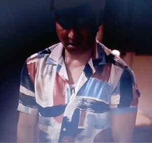 Zara Print Paint Stroke Shirt