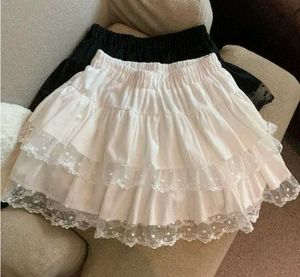Korean Stylish Attached Inner Shorts Skirts