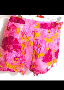 Floral High Waisted Shorts