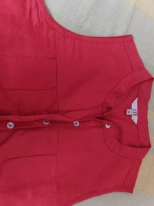 Red Colour Long Shirt