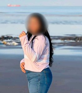 women lavender white cotton striped polo collar cr