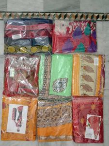 Indian Sarees - Set of 8