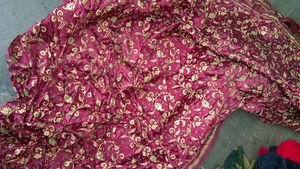 BANARSI RUBBER PRINT SAREE