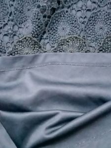 Navy Blue Pattern Dress