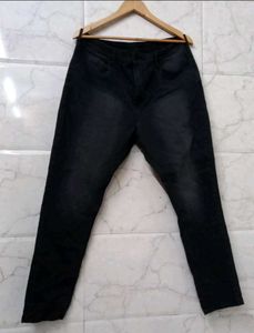 Black Straight Leg Jeans