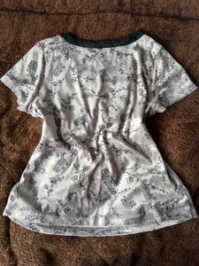 Velvet Floral Top