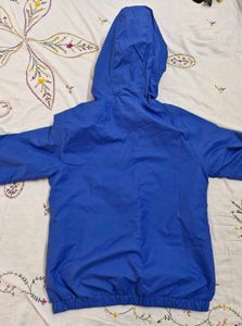 Blue Hooded Bomber Jacket &amp; Windcheater