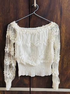 White Lace Top
