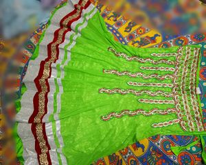 Heavy Green Lahanga Choli Set