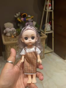 Cute Doll with Pink Hair