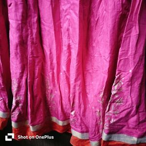 Pink Ethnic Skirt