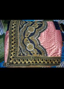 Designer Velvet Saree