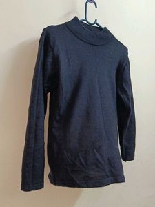 Dark Grey Long Sleeve Top