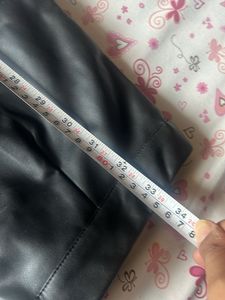 Zara Faux Leather Pants 164cm
