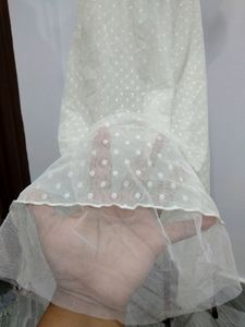 Semi- Sheer Midi Skirt