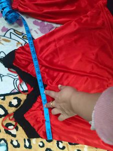 Like New Red Satin Lingerie Set in 32 bust