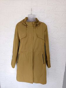 Crocodile hooded Trench Jacket