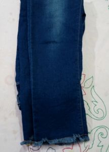 Dark Blue Straight Jeans