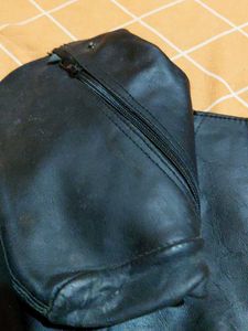 Leather socks very warm , heavy winter.