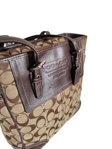 Authentic Coach Signature Shoulder Tote Bag