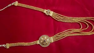 Kaliyani Jwellers Gold Plated Long Necklace