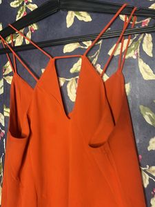 Orange Top New Look