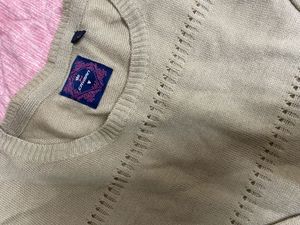 Knitted Olive Green Long Sleeve Tshirt