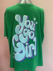 You go Girl Graphic Green T-Shirt