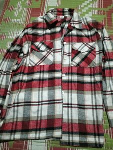 Vintage Plaid Flannel Shirt Winter Jacket Type