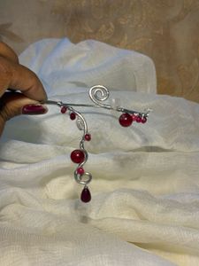 Red Beaded arm Cuffs