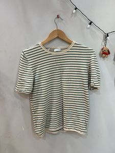 Combo: Zara Stripe Top ‼️ H&amp;M Red Tee