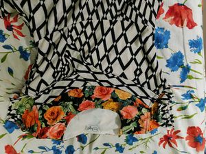 Floral &amp; Geometric Print Dress