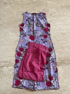 Floral Kurta Set With Pants