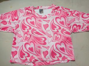 Pink Heart Print T-Shirt