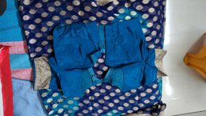 new Blue gorget  Banarasi shibori Saree