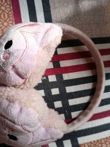 Pink Bunny Earmuffs