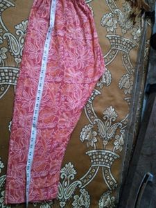 Red Printed Kurta Set