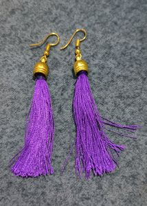 Set Of 3 Earrings (Firozee, Purple, Black)