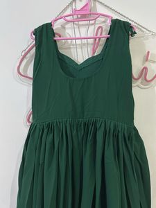 Green Anarkali Dress