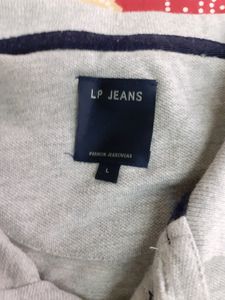 Grey Color Cotton T - Shirt Hardly Worn .