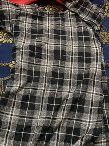 Plaid Kurta Dress