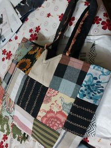 Patchwork Tote Bag