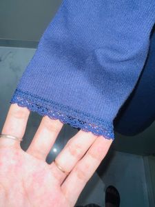 Elegant Navy Blue Top