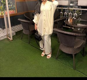 Stylish Cream Tunic Top