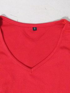 Women&#39;s Red Crop Top