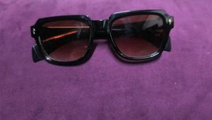 Stylish Black Sunglasses with yellow glasses