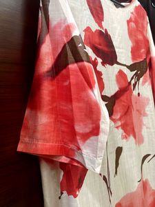 Floral Print Tunic Top